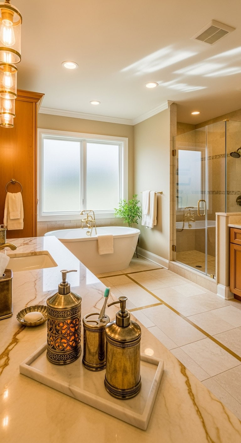 elevate everyday with antique gold accents