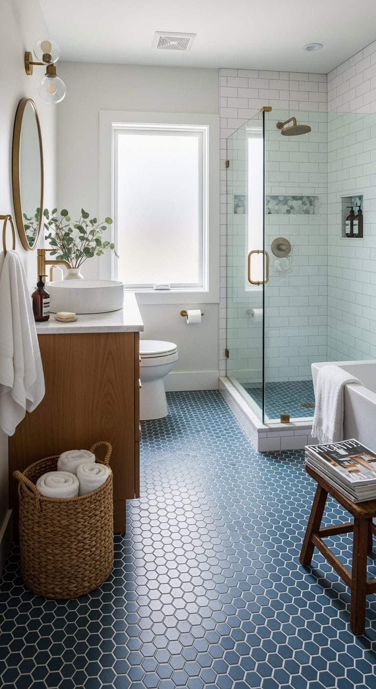 classic vintage bathroom charm