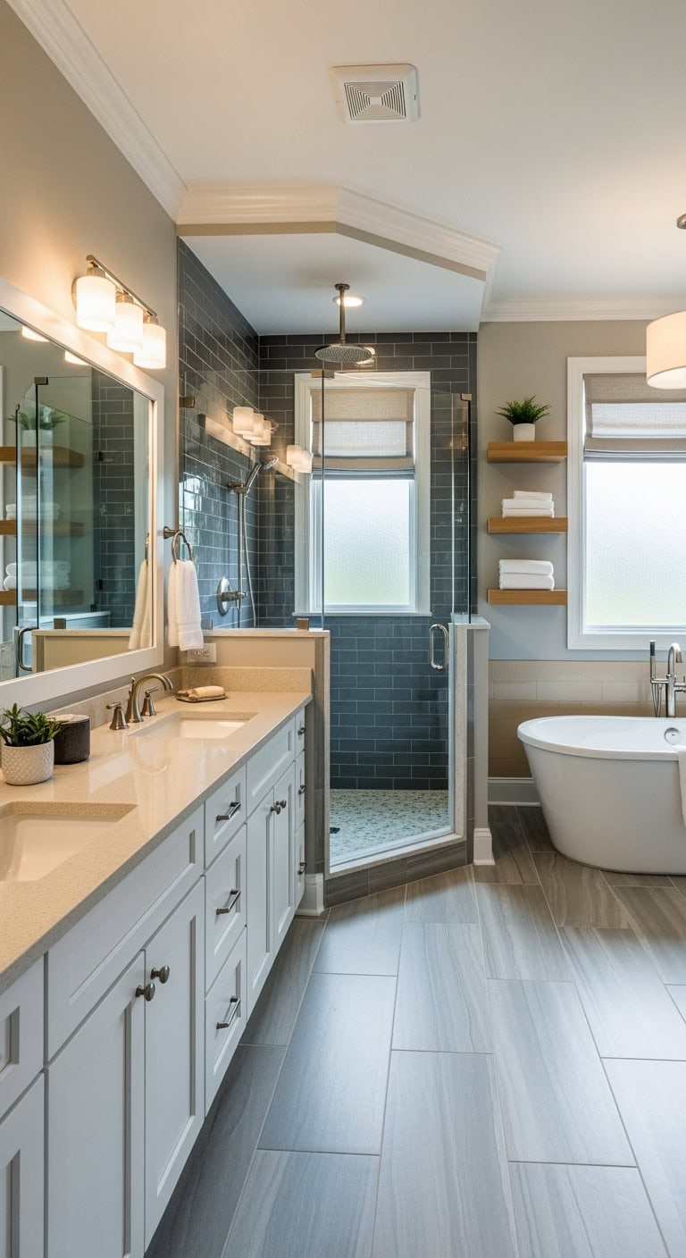 serene chic neutral paint combinations