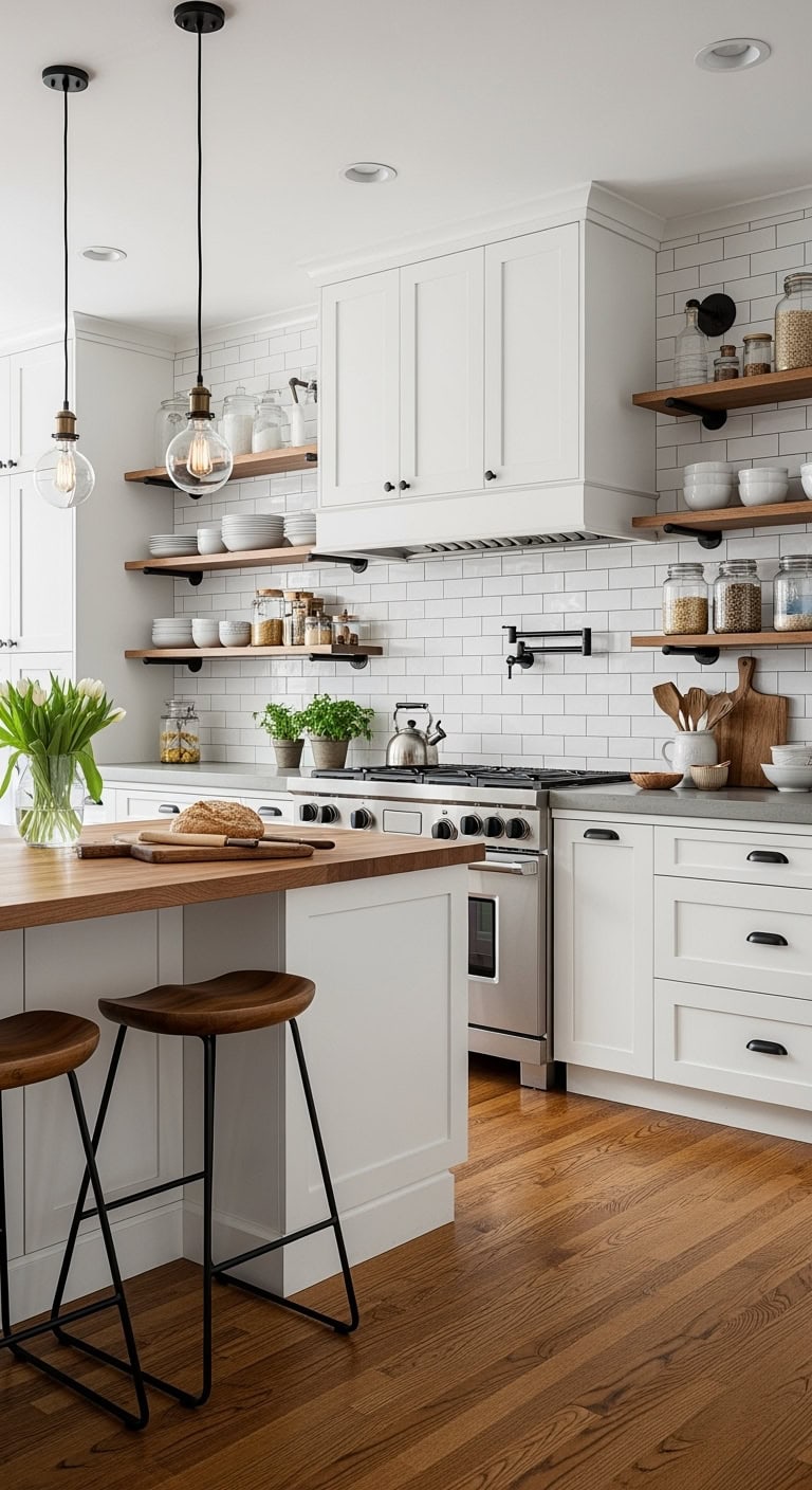 industrial chic kitchen design