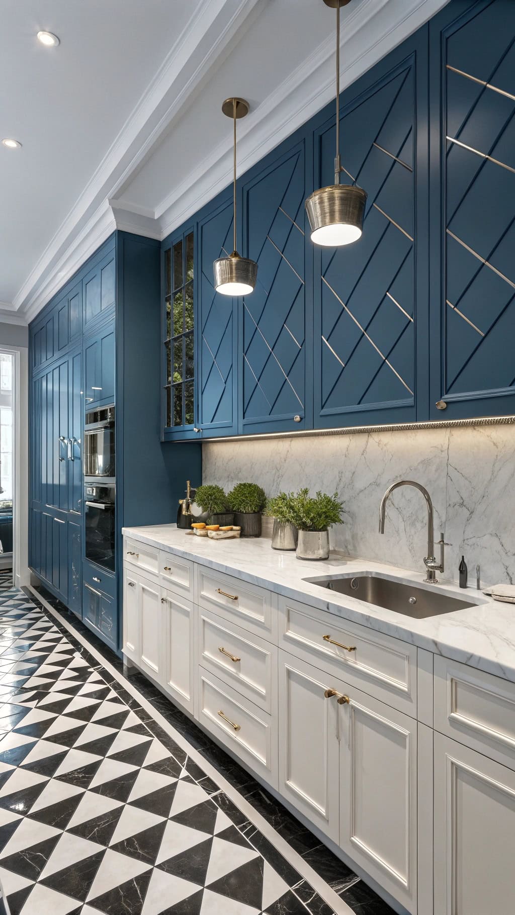 art deco kitchen elegance