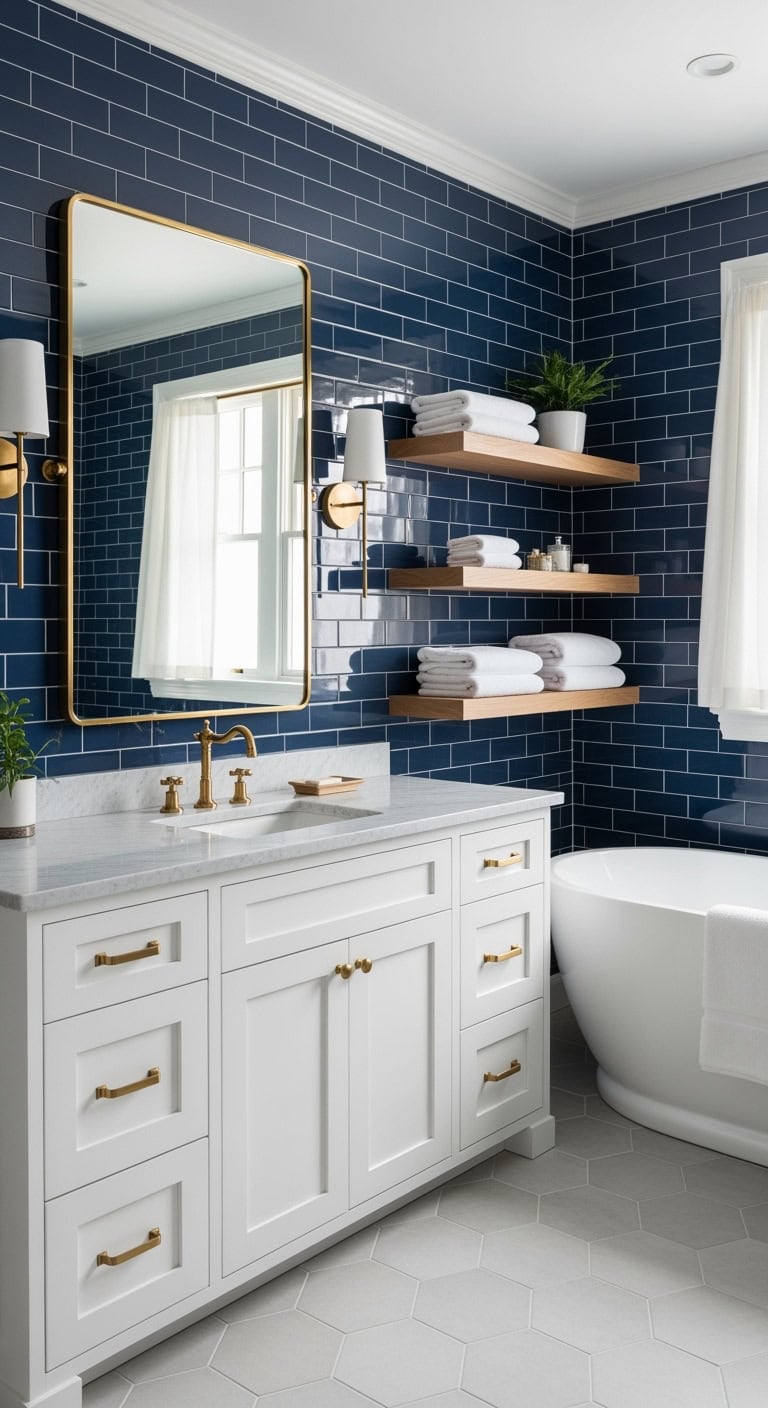 moody luxurious bathroom retreat