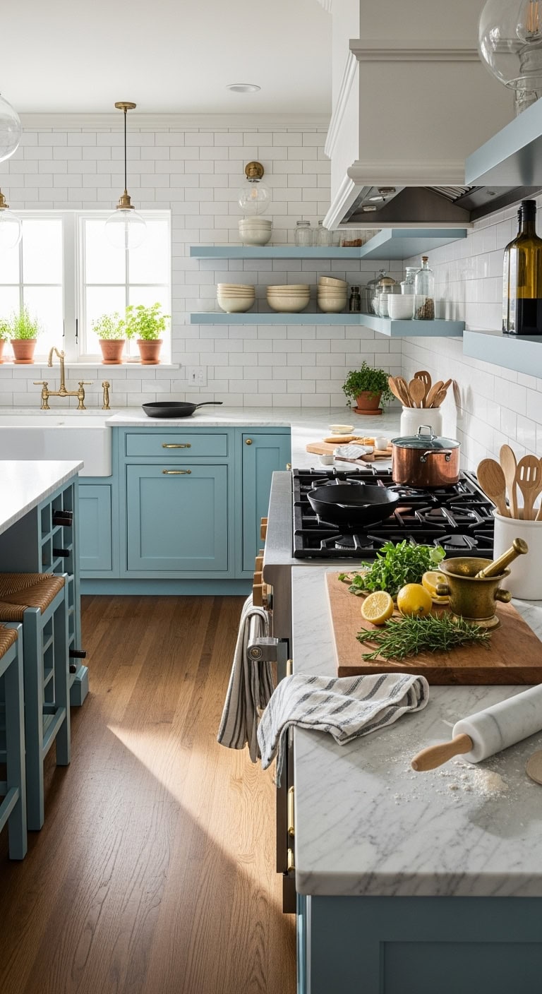 turquoise cabinet backsplash design harmony