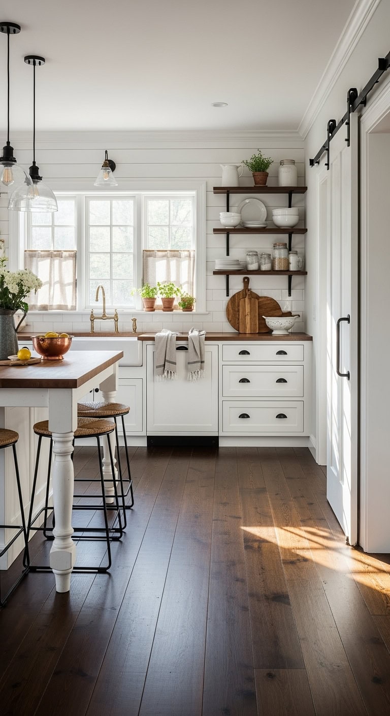 farmhouse charm with sophistication