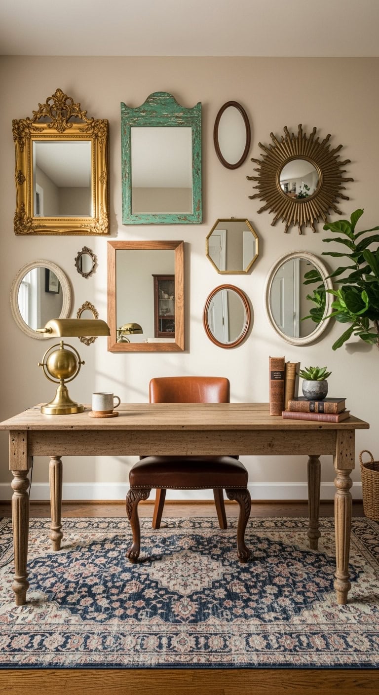 perfectly imperfect eclectic mirror gallery