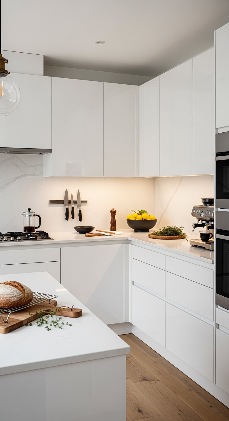 minimalist sleek seamless and handle free