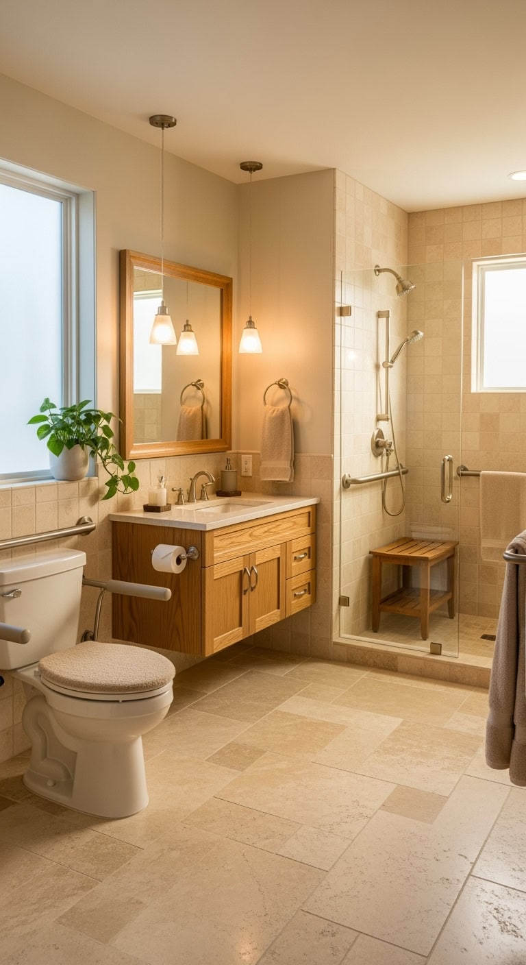 beige elevated accessibility with style