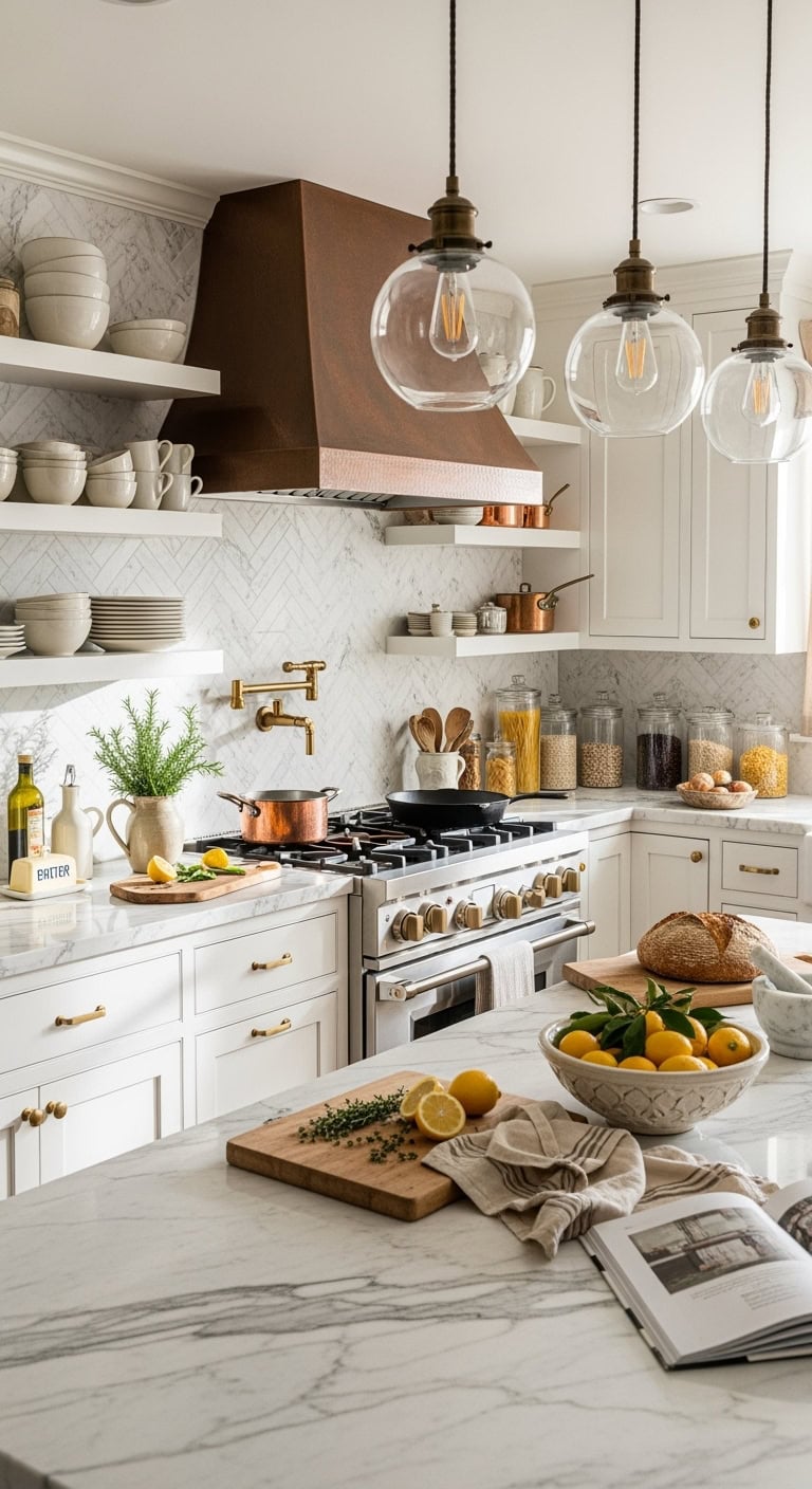 rotating marble corner storage essential