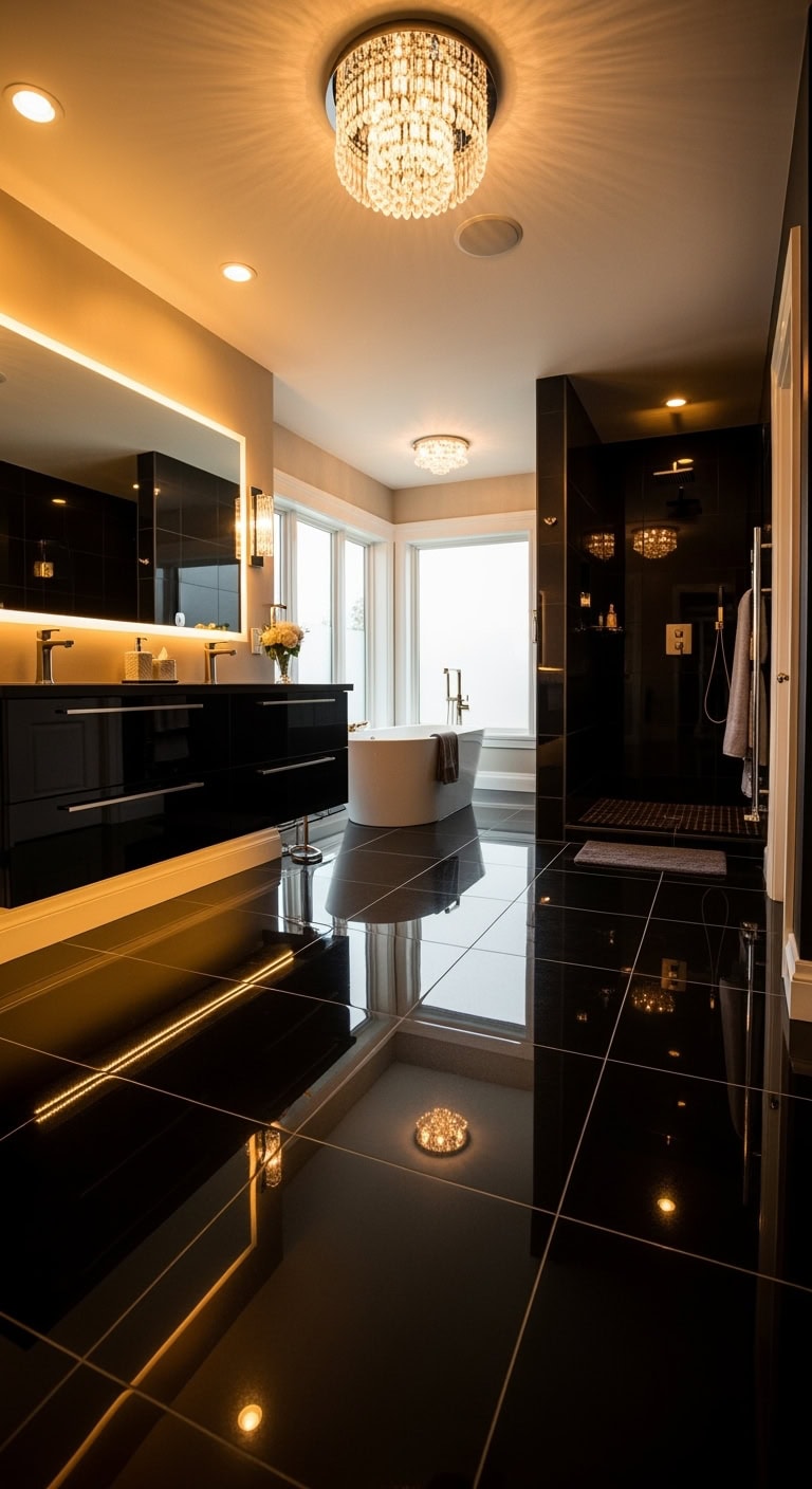 reflective dramatic chic luminous