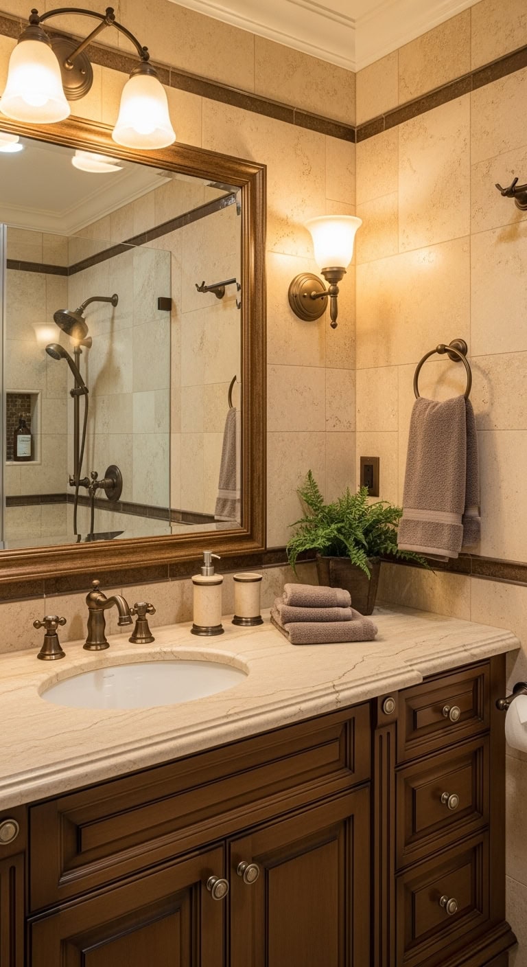 elegant warm timeless bronze hardware